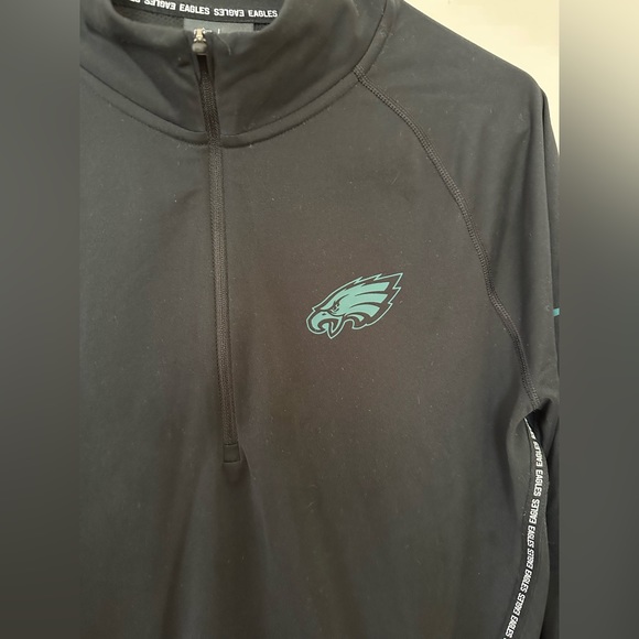 EAGLES & Nike 3/4 zip Dri Fit. Size Medium. - Picture 3 of 8
